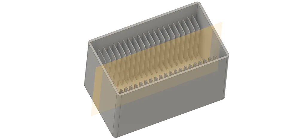 Gram Assay / TEP Card Storage Box (Holds 22) - Free 3D Print Model ...