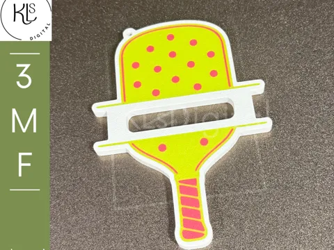 Accesorio para sujetar ligas de cabello: Pickleball Hair Tie Holder — referencia de MakerWorld
