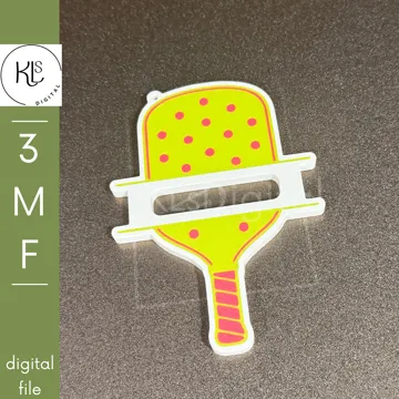 Accesorio para sujetar ligas de cabello: Pickleball Hair Tie Holder — vista de referencia 3