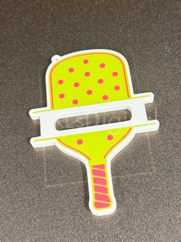Accesorio para sujetar ligas de cabello: Pickleball Hair Tie Holder — vista de referencia 2