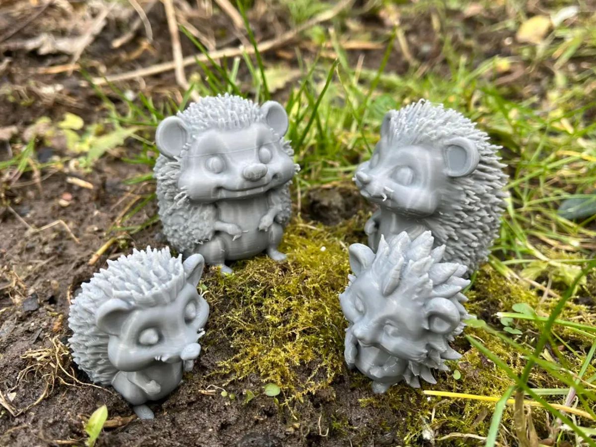 Famille de hérissons
