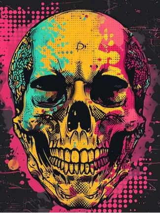Groovy Skull