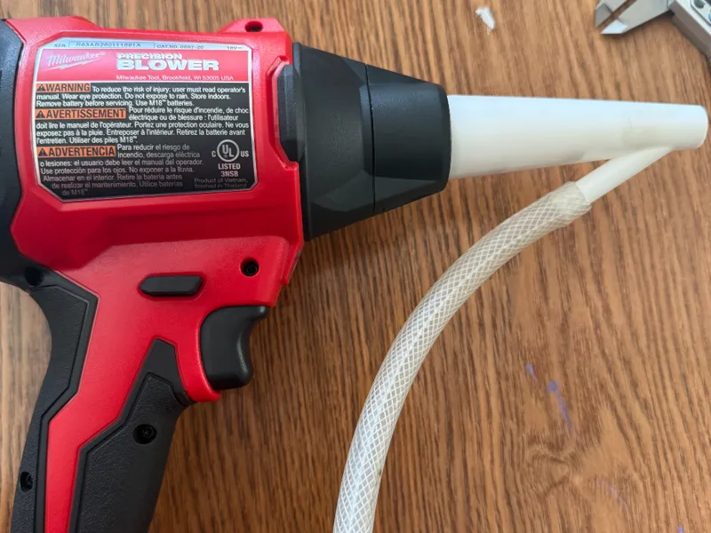Milwaukee Precision Blower 0887-20 Venturi