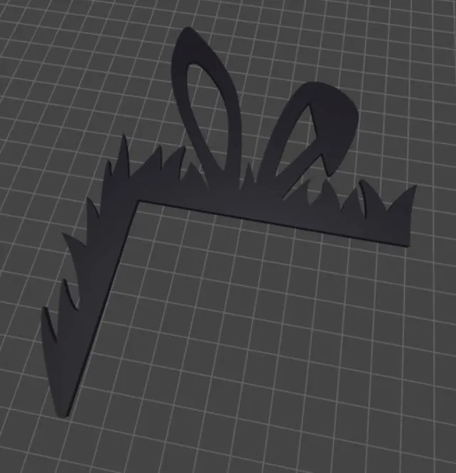 Bunny Ears Door Corner Easter - Free 3D Print Model - MakerWorld