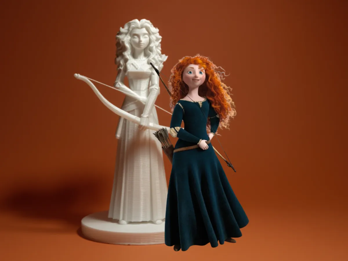 Disney Merida 3D Model – Brave Princess Character - Free 3D Print Model ...