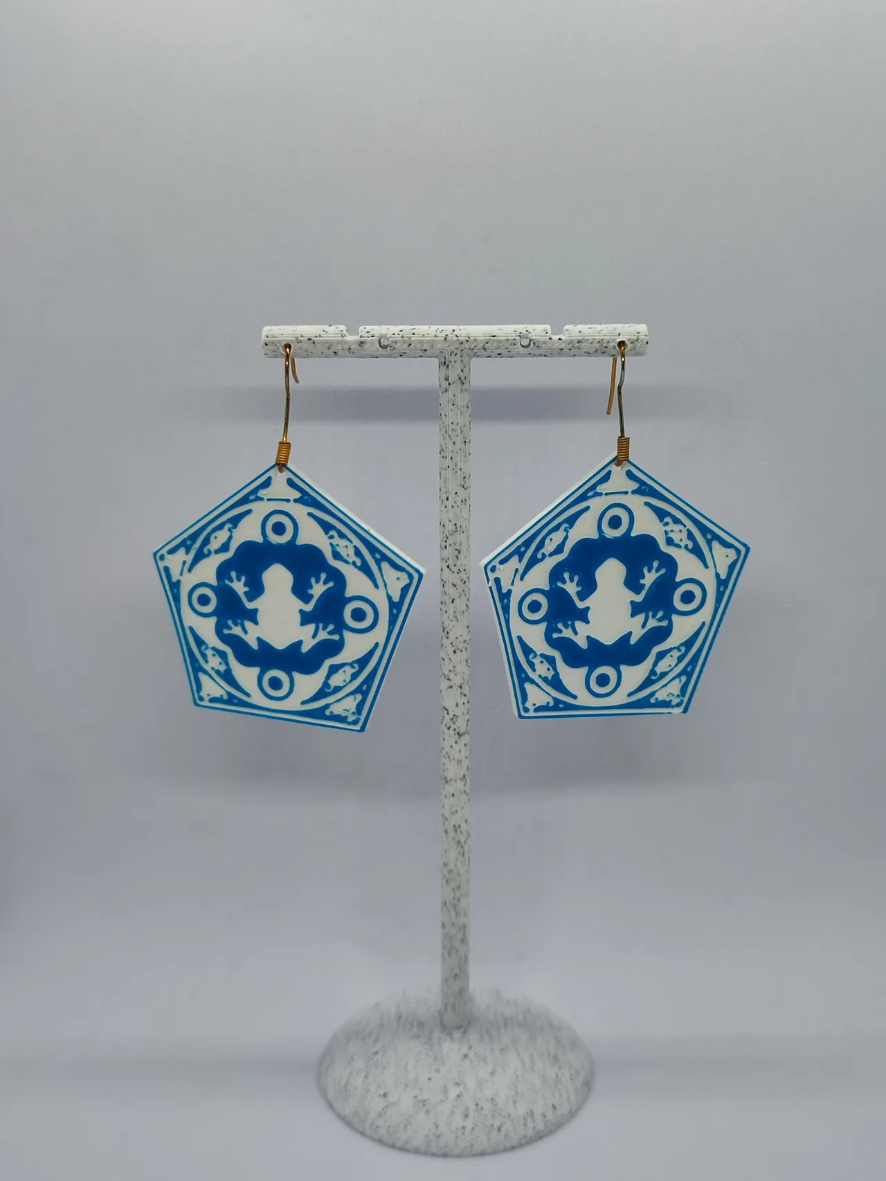 Aretes Azulejo Rana de Delft view 2