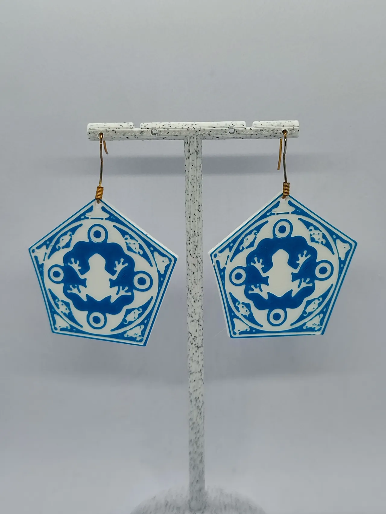 Aretes Azulejo Rana de Delft view 3