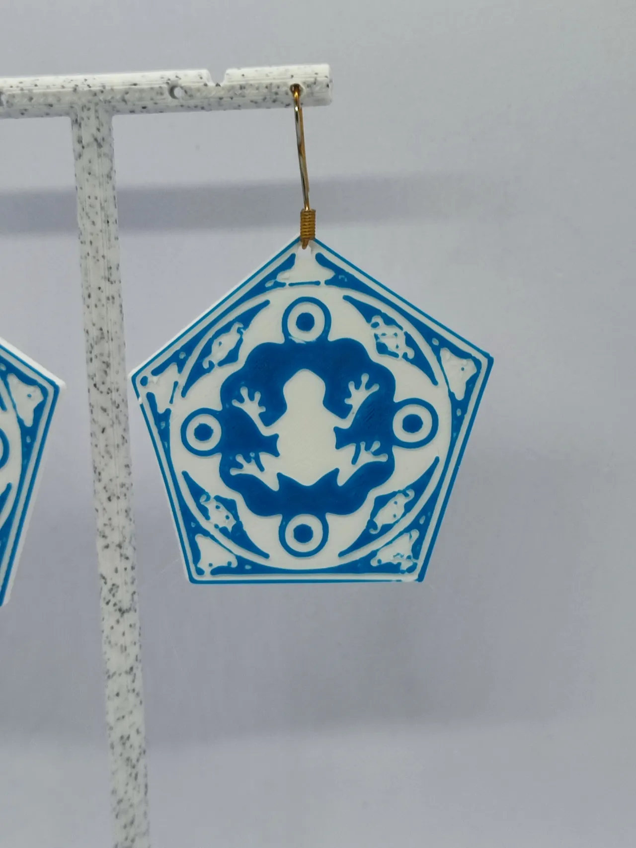 Aretes Azulejo Rana de Delft view 4