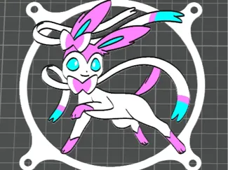 Sylveon fan cooler protector 120mm