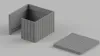 Open top version with smaller base plate