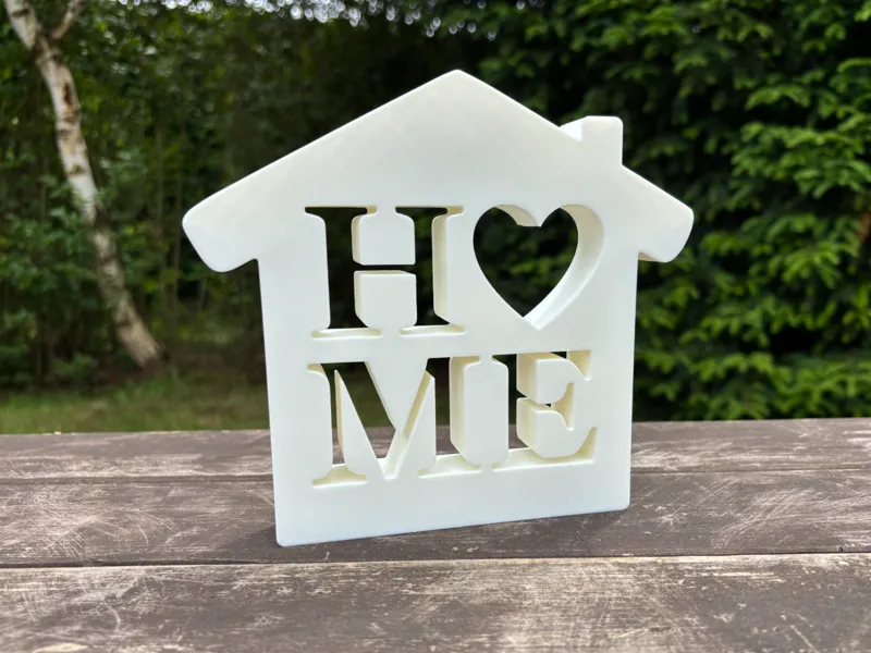 Haus Home mit Herz - Deko Aufsteller