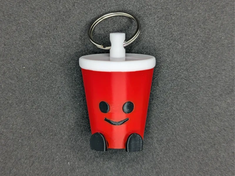 Kawaii Milkshake Keychain