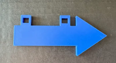 Disk Golf Basket Arrow