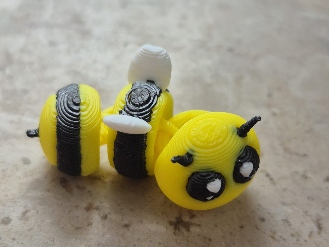 Mini Flexi Biene mit Magnet