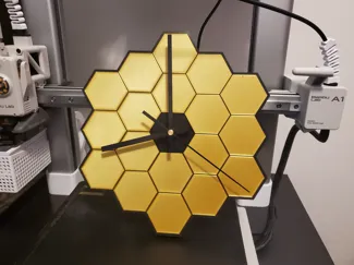 James Webb wall clock (now with add on desk stand)