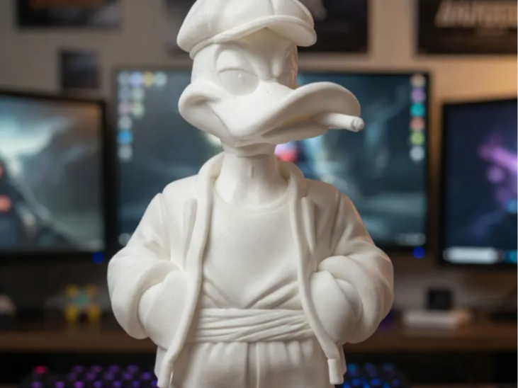 Urban Daffy Duck Street Boss Edition 3-Part Print 