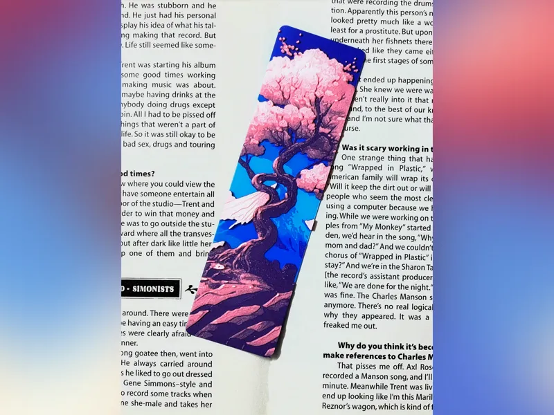 Magical Sakura bookmark