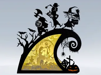 Halloween - Spooky Lamp