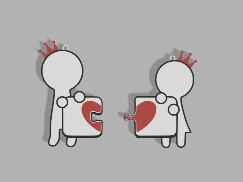King Love keychain