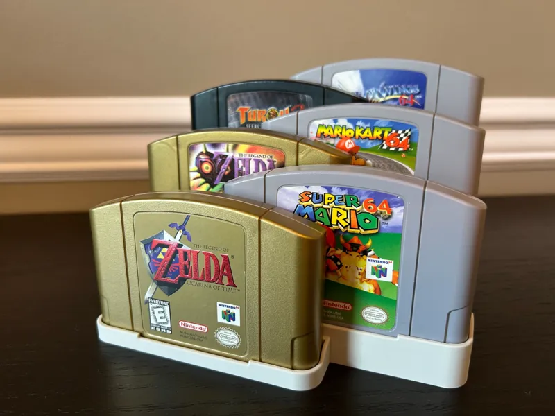 Nintendo 64 (N64) Cartridge Display Stand