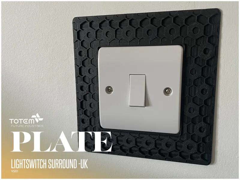 UK Light switch plate.