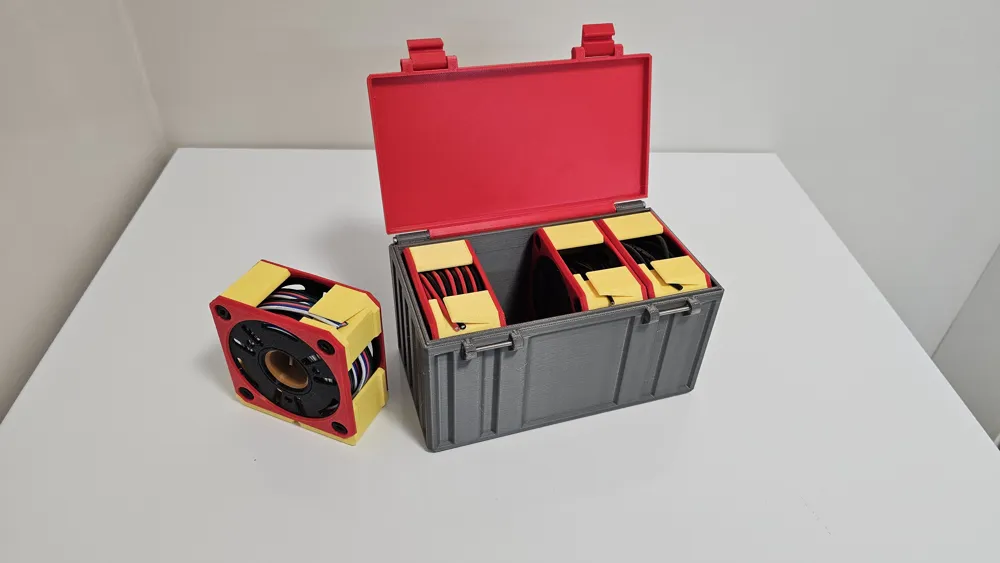 Box for Cable Spool Holder Gridfinity 2x4 - Free 3D Print Model ...