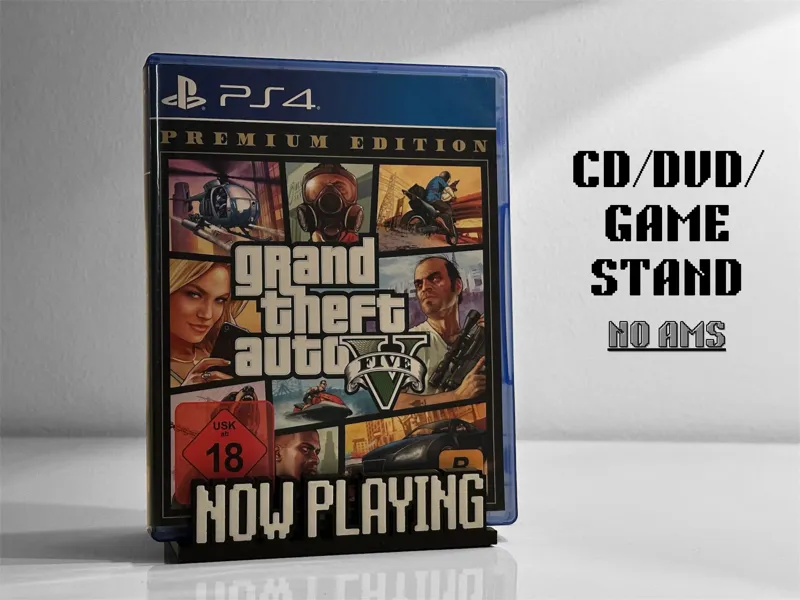 CD/DVD/GAME "NOW PLAYING" STAND 