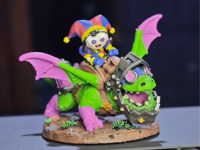 Pomni on dragon