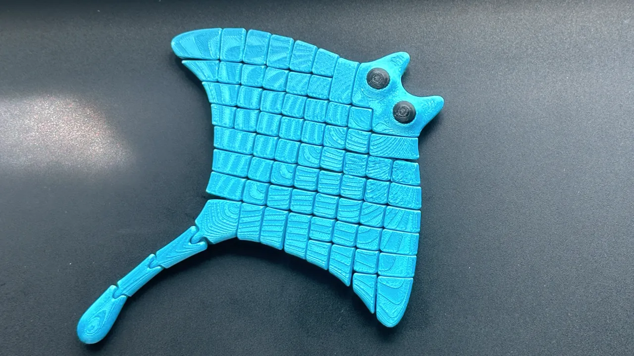 cute flexi manta ray -可爱魔鬼鱼 view 3