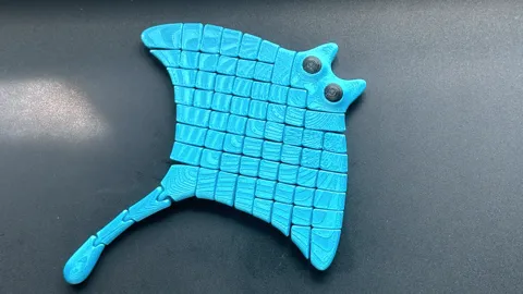 cute flexi manta ray -可爱魔鬼鱼 view 3