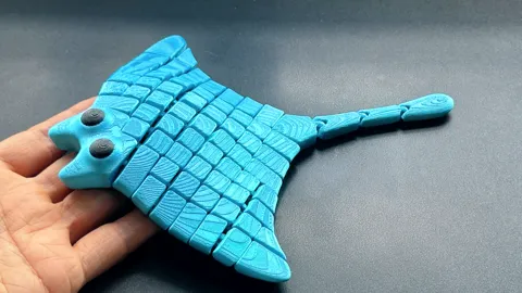 cute flexi manta ray -可爱魔鬼鱼 view 2