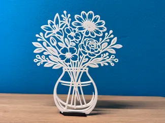 Flowers in a vase