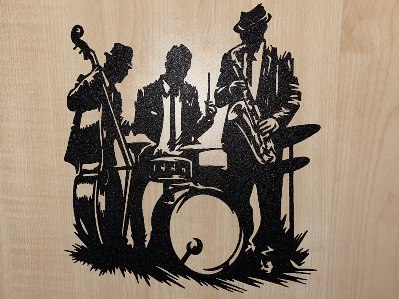 Wanddeko Jazzband