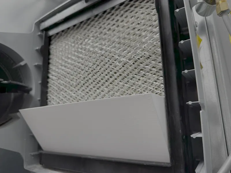 aprilaire panel baffle