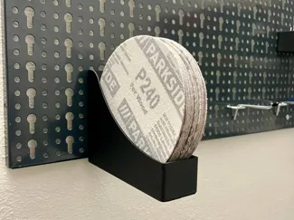 125mm Sandpaper Pegboard Holder