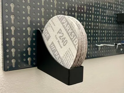 125mm Sandpaper Pegboard Holder