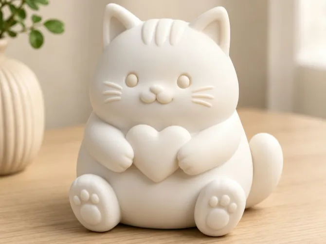 爱心小猫