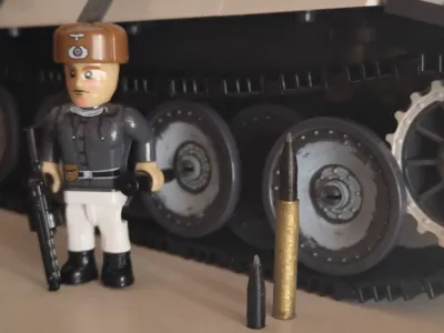 8,8cm KWK Panzergrante 39 (1:28 scale for Cobi)