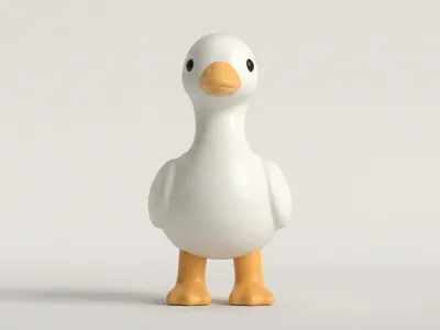 the goose decorative farm animal
