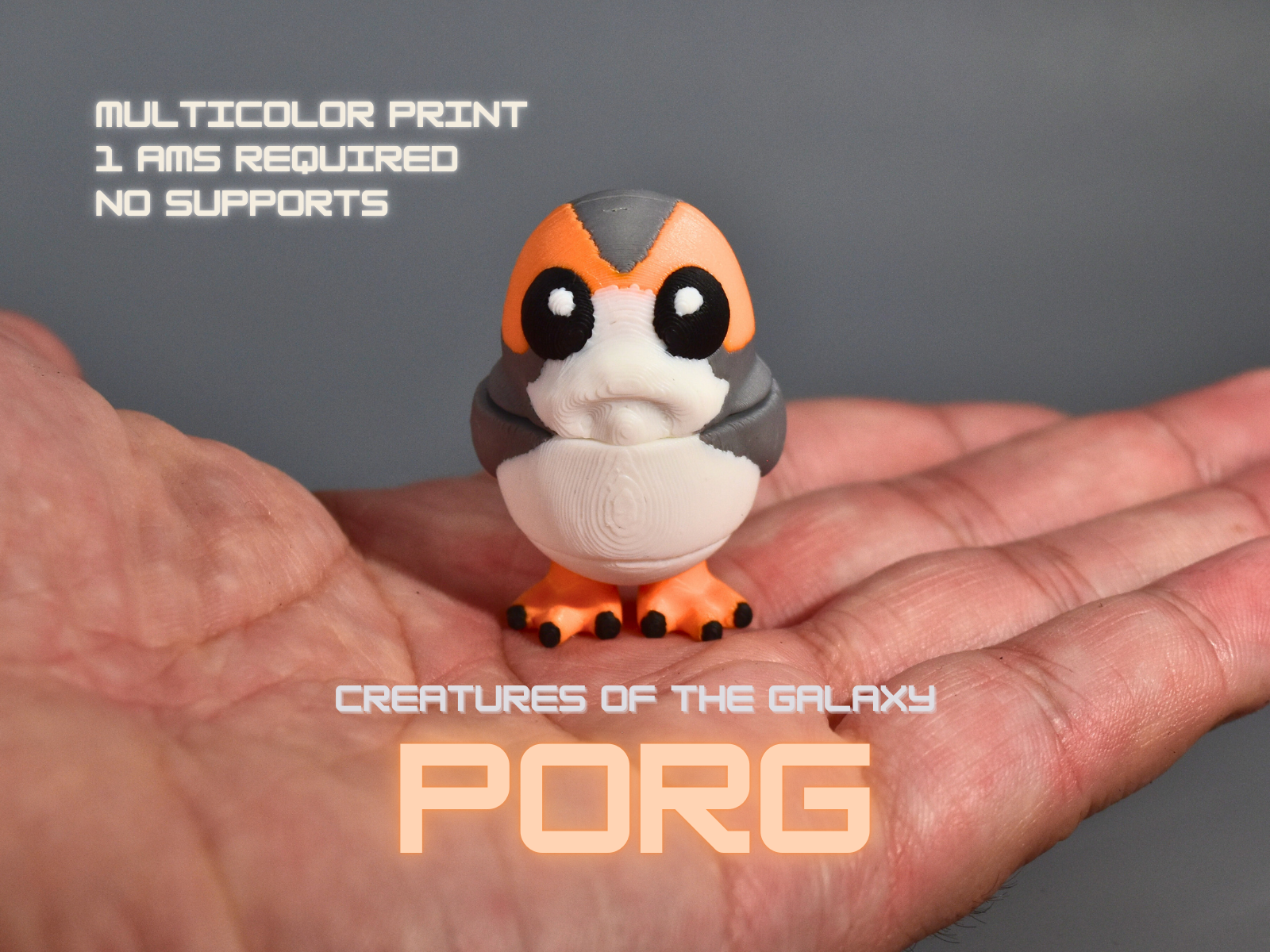 Star Wars Porg Flexi | Adorable Loud Alien Penguin