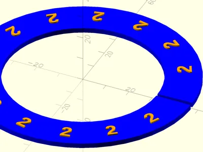 parametric bottle collar