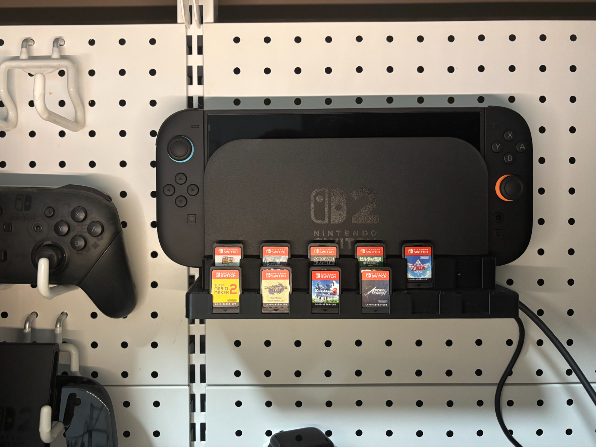 Switch 2 底座 洞洞板配件