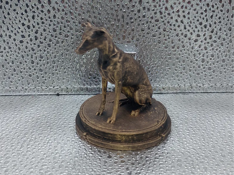Whippet Dog Bust – 7cm Miniature Statue