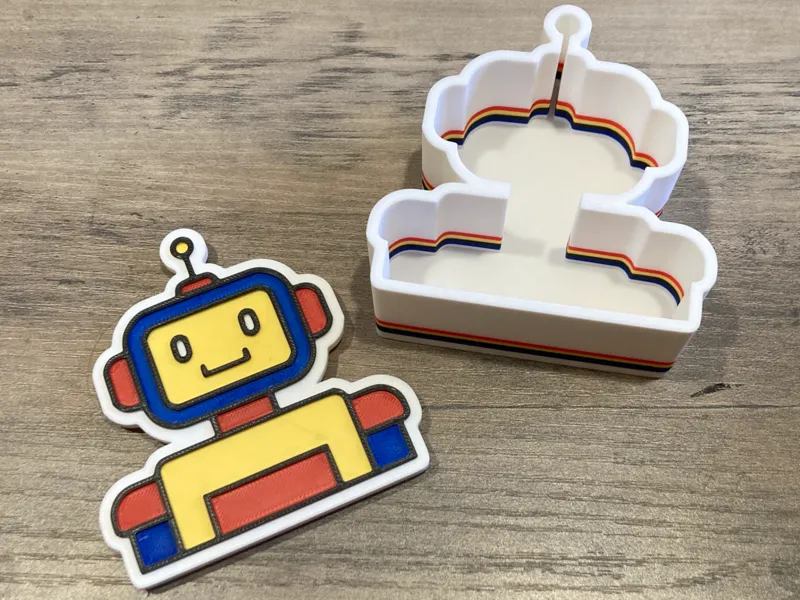 Retro Robot Head Trinket Box