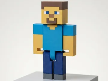 Figura decorativa: Blocky - Jointed Action Figure (Minecraft Style) — vista de referencia 5