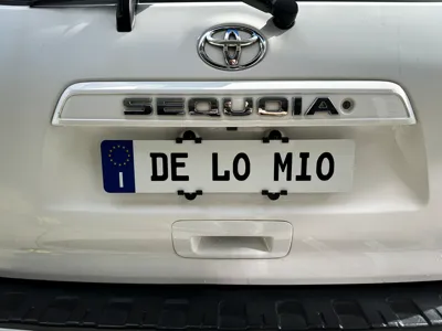 EU License Plate to US Car Adapter