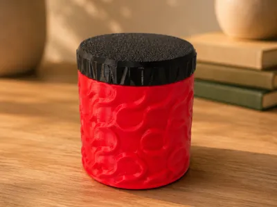 Quick twist container - cool texture