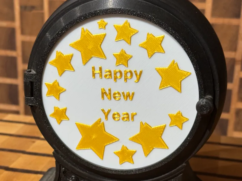 New Years Tea Light Scene