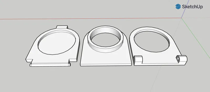 RV Screen Door Peep Hole (with cover)