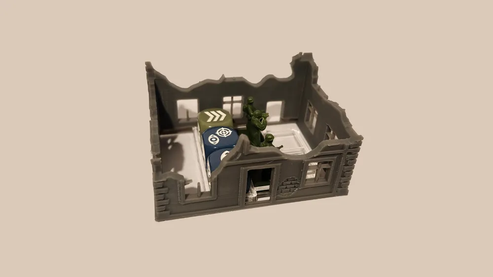 Ruined House – Company of Heroes Board Game - Free 3D Print Model ...
